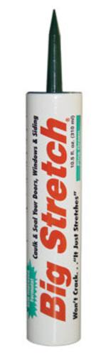 Sashco 10024 Big Stretch Acrylic Sealant, Pine Green, 10.5 Oz