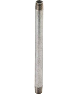 Worldwide Sourcing 1X6G Galvanized Standard Pipe Nipple, 1" x 6"