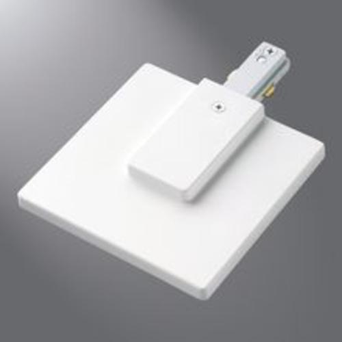 Regent LZR000200P Live-End Feed Track Lighting Connector, White