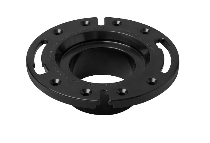 Oatey 43584 ABS Spigot Fit Closet Flange w/Plastic Ring, 3"