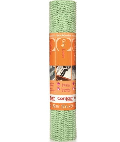 Con-Tact Brand 05F-C6H17-06 Grip Premium Non-Adhesive Shelf Liner, Sage, 12" X 5&#039;