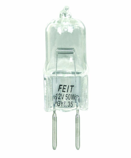 Feit Electric  BPQ50T4/JCD 50-Watt T4 JCD Halogen Bulb with Bi-Pin Base, Clear