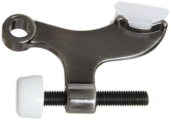 National Hardware N325-571 Hinge Pin Door Stop, Zinc Die-Cast, Pewter