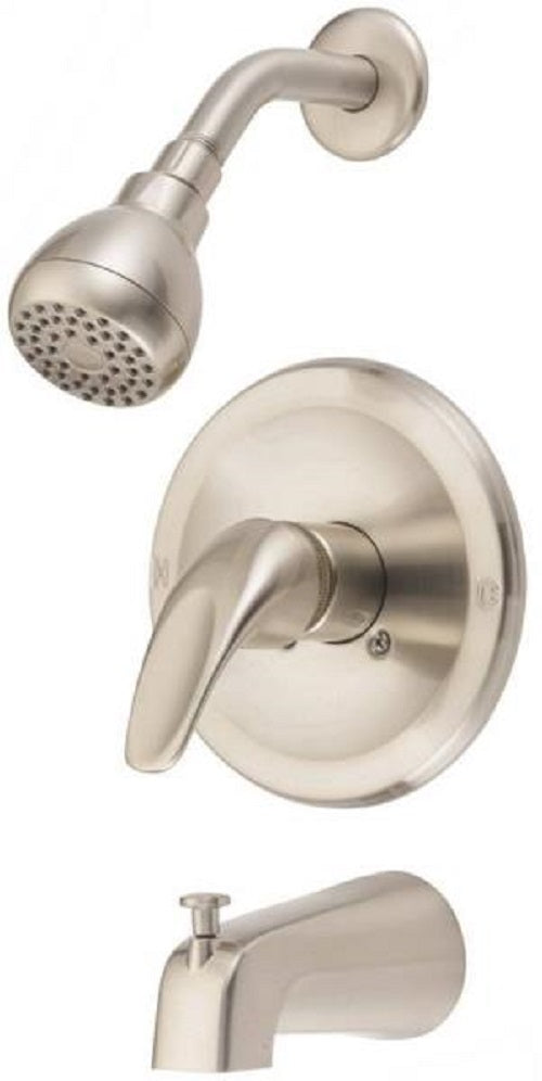 Boston Harbor TQ-F1014209NP Single Handle Tub and Shower Faucets, Brushed Nickel