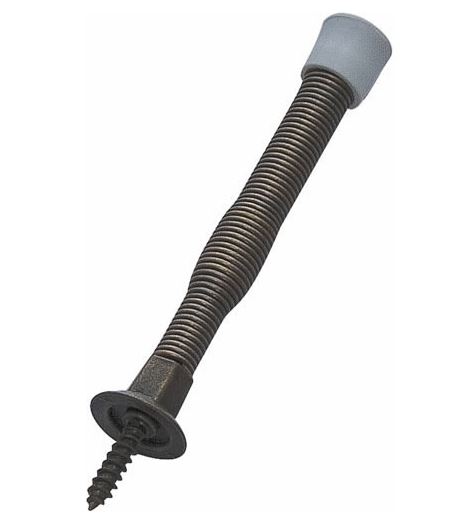 Mincraft H62-B031 Antique Brass Spring Doorstop