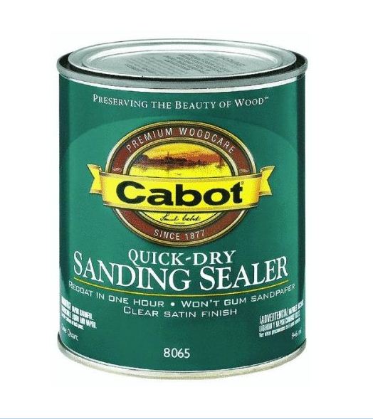Cabot 8065 QT Interior Quick Dry Sanding Sealer, Satin Finish, 1 Quart