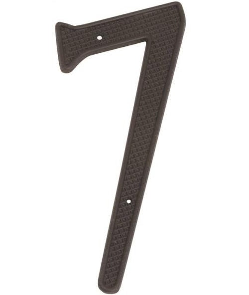 Prosource N-017-PS House Numbers 7, 4", Black