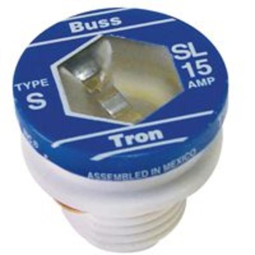 Bussmann SL-15 Time Delay Sl Plug Fuse, 15 Amp