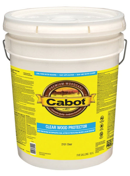 Cabot 05-2101 Wood Protector Clear, 5 Gallon