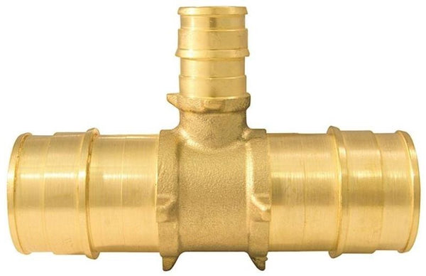 Apollo EPXT1112 Pipe Reducing Tee, Brass, 1" x 1" x 1/2"