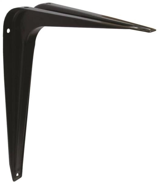Prosource 21139BK-PS Shelf Brackets, Steel, Black, 6" x 8"