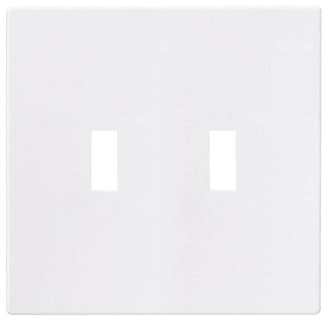 Cooper Wiring PJS2W Screwless Wallplate Switch, 2 Gang