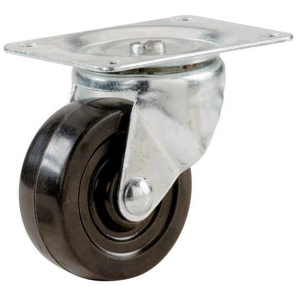 Shepherd 9480 Rubber Swivel Wheel Caster, 4"