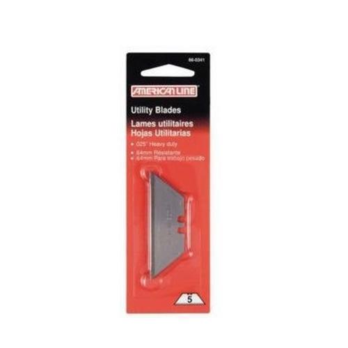 American Line 66-0341 2 Notch Utility Blade, 0.025"