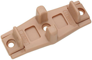 National Hardware N344-937 Sliding Door Guide, Nylon, Tan