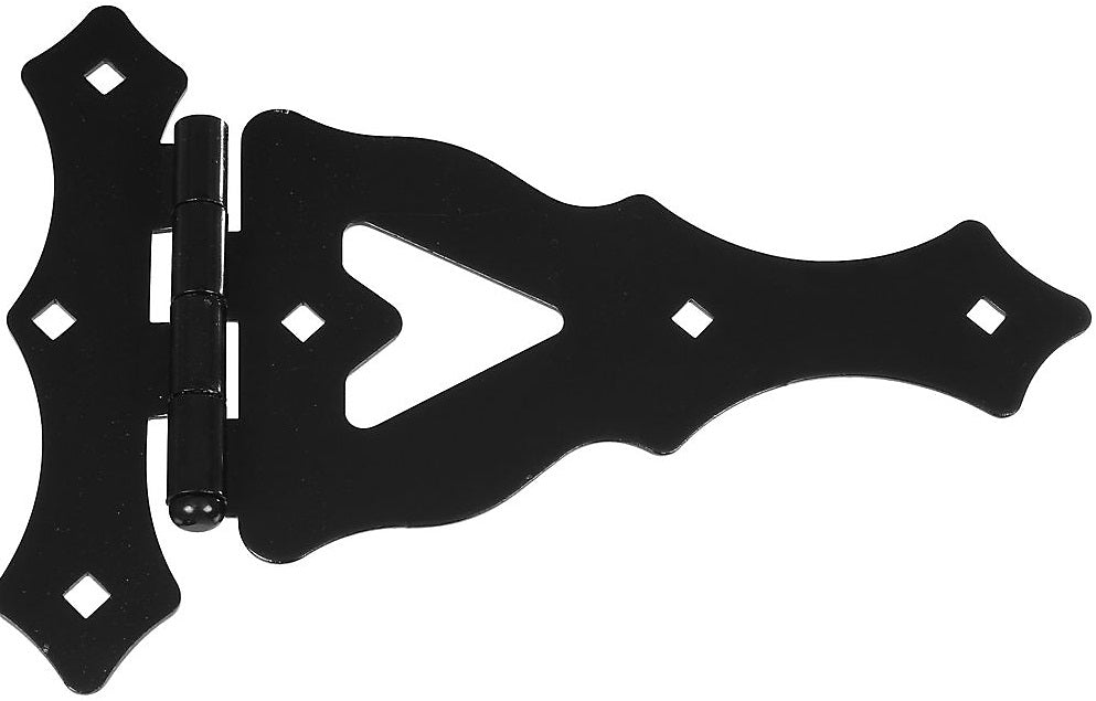 National Hardware N179-200 859BC10 Ornamental T-Hinge, 10", Black