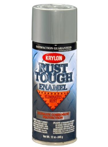 Krylon RTA9213 Rust Tough Rust Preventative Enamel, 12 Oz, Aluminum