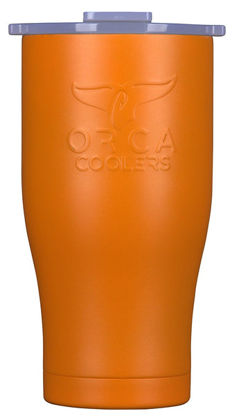Orca ORCCHA27OR/WH Drinkware Vacuum Mugs, Orange/White, 27 OZ