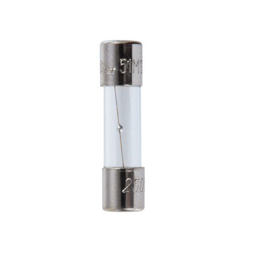 Jandorf 60692 Time Delay Glass Fuse, 1 Amp, 250 Volts