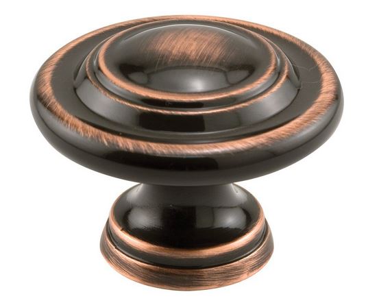 Prime Line N 7385 Bi-Fold Door Knob, 1-11/16", Classic Bronze