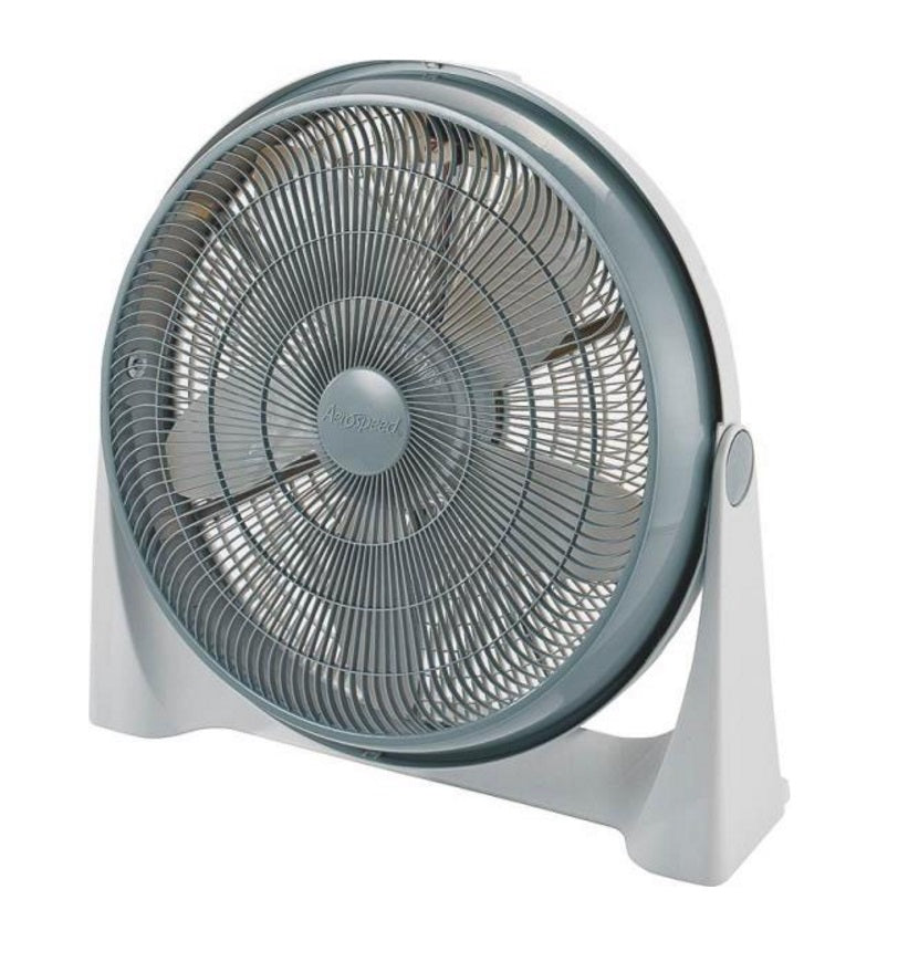 Camair AC100 High Performance Air Circulator Fan, 5-Blades, 3-Speeds, 20"
