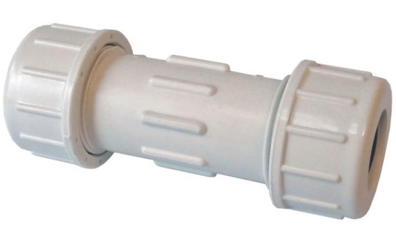 American Valve P600U 1/2 PVC Compression Coupling, 1/2" IPS