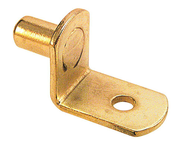 Prime-Line 528-5663 Shelf Support Peg, 5mm, Brass Plated Metal