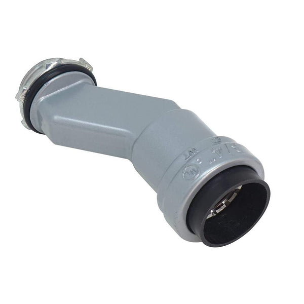 Southwire 65083201 SIMPush Offset Nipple Connector, Aluminum
