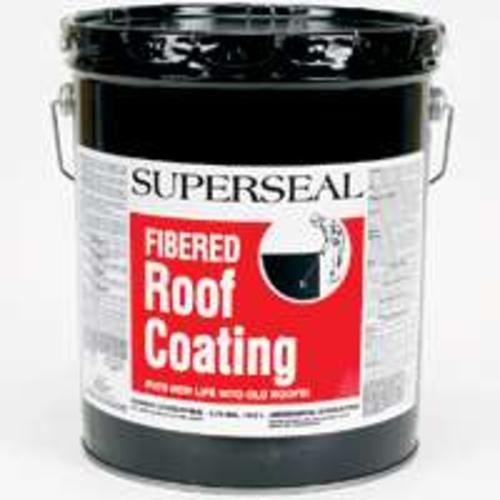 Henry SS003070 Superseal Asphalt Fibered Roof Coating, 5 Gallon