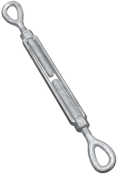 National Hardware N177-428 Eye/Eye Turnbuckle, Galvanized, 5/8" x 9"