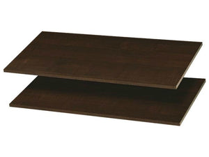 Easy Track RS1436-T Shelves, Truffle, 35" x 14" Deep, Set Of 2