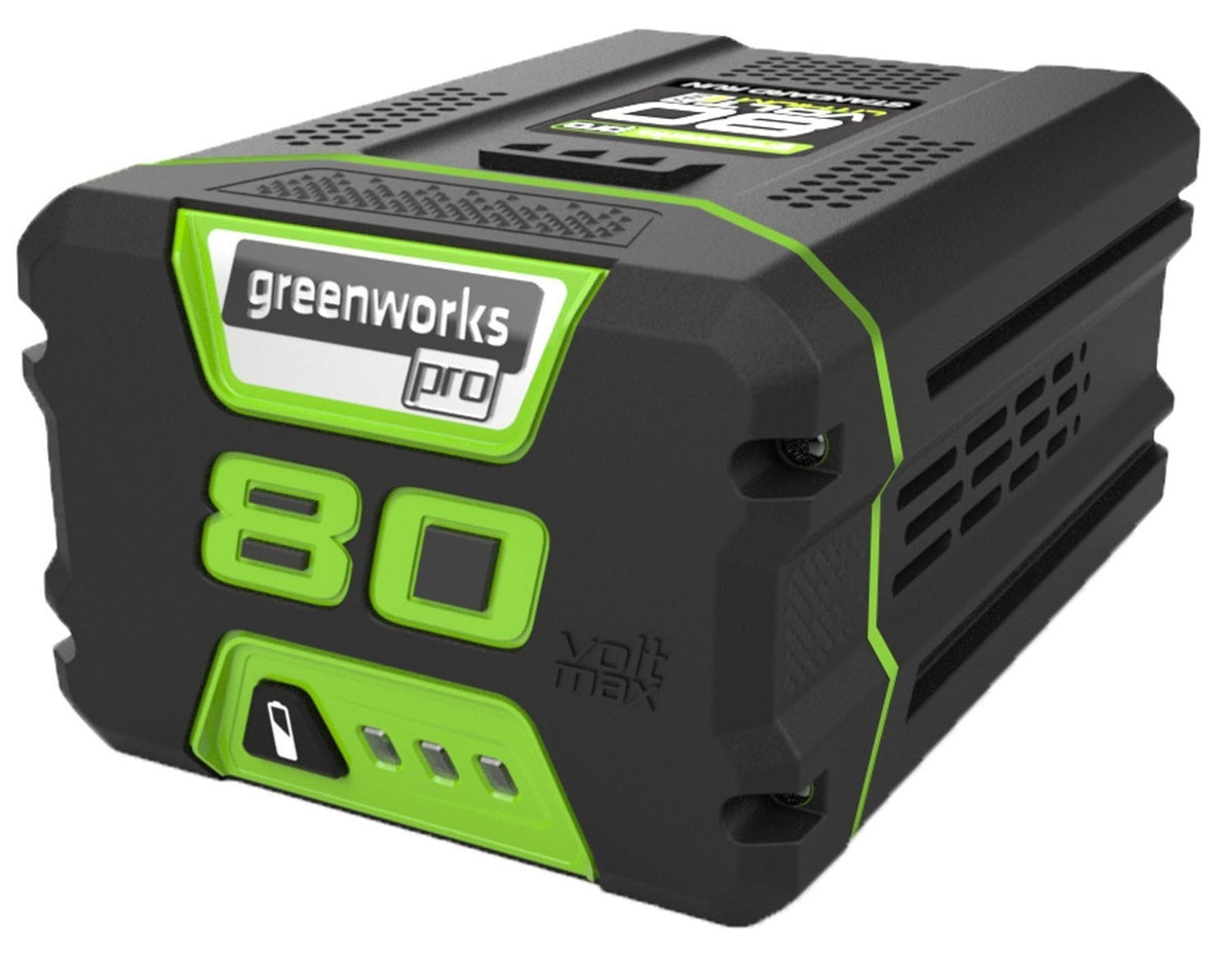 Greenworks 2901302 2.0 Ah Lithium Ion Battery, 80 Volt