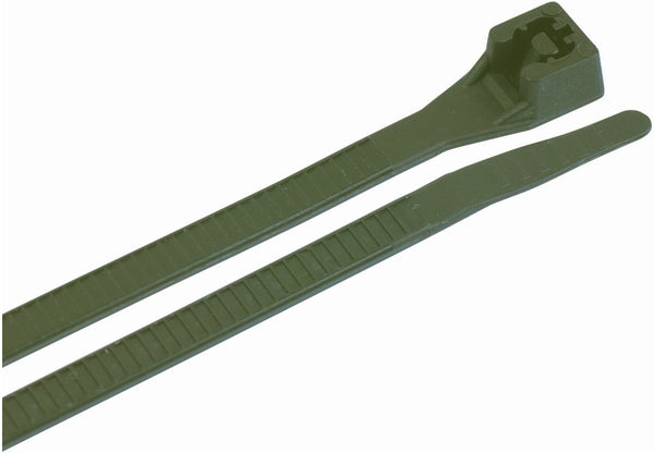 Gardner Bender 42-311R Eco Recycled Cable Ties, 11", Green