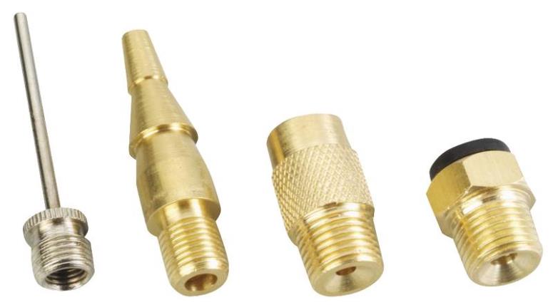 ProSource FDQ910 Air Inflation Kit, Brass/Steel