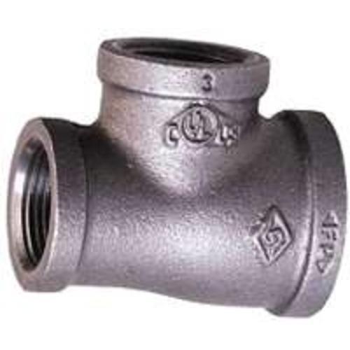 Worldwide Sourcing B130R25X20X25 Malleable Reducing Tee, 1" X 3/4" X 1"