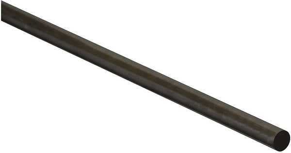 National Hardware N301-192 Smooth Rod, Cold Rolled Steel, Plain, 1/2" Dia x 36" H