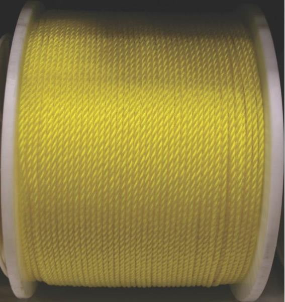 Ben-Mor 60167 Twisted Polypropylene Rope, 3 Strands, 3/16" x 2125'