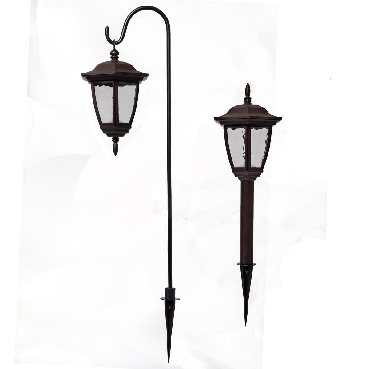 Boston Harbor CPM1A-R2-DB-2 Outdoor Solar Coach Light, Dark Brown
