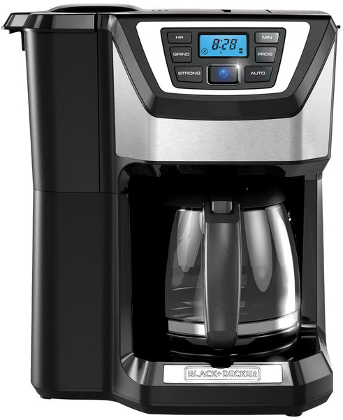 Black & Decker CM5000B 12-Cup Mill & Brew Coffeemaker, Black