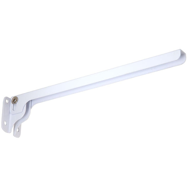 National Hardware N210-864 V215 Folding Shelf Brackets, White, 12"