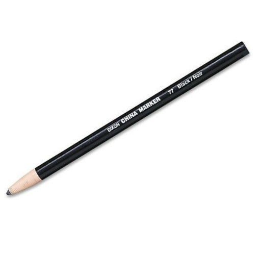 Dixon Ticonderoga 00077 China Marker, Black, 7 inches