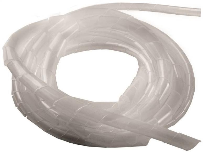 Gardner Bender FSP-AST2 Spiral Wrap, Polyethylene, Clear, 3/8"