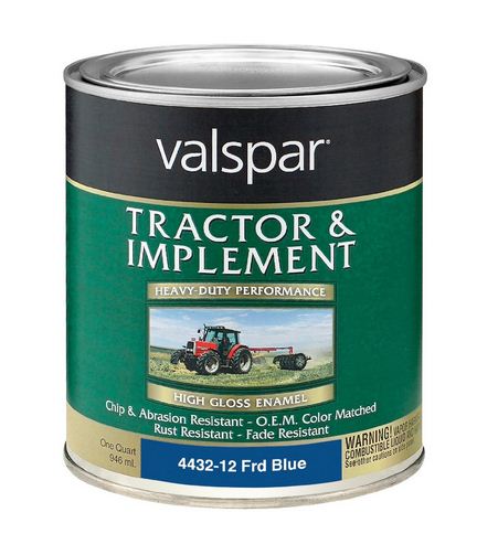 Valspar 018.4432-12.005 Tractor & Implement Enamel, Ford Blue