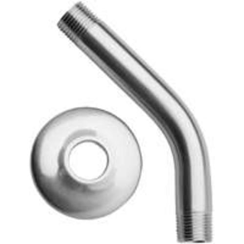 Plumb Pak PP22511 Shower Arm With Flange 1/2"X8", Chrome Plated