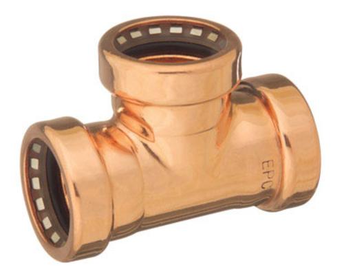 Elkhart 10170860 Copperloc Tee 3/4 "Pushx3/4 "Push