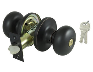 Prosource TFX700V-PS Passage Door Entry Knobset, Bronze