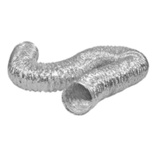 Dundas Jafine AF425ULPZW Flexible Aluminum Foil Duct, 4" x 25'