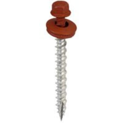 Acorn SW-MW2BR250 Metal To Wood Screw, 2", Red, Pkg/250