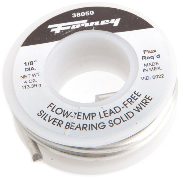 Forney 38050 Solder, 95/4 Flo-Temp, Lead Free, 1/8", 1/4 lbs