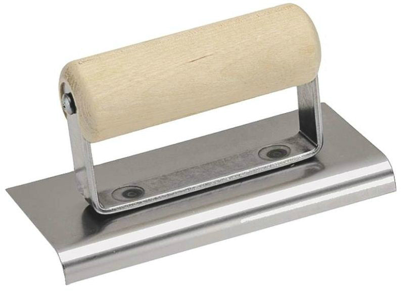 Marshalltown CE505S Concrete Edger, 6" x 3", Stainless Steel
